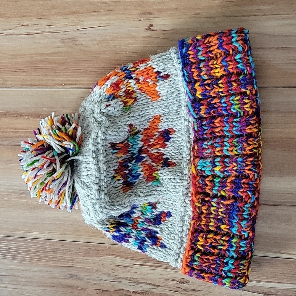 NWOT Hand-Knit Woolen Hat
